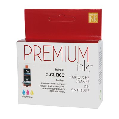 Canon CLI-36 couleur (1511B002) Compatible Premium tone - PrintInk Canada
