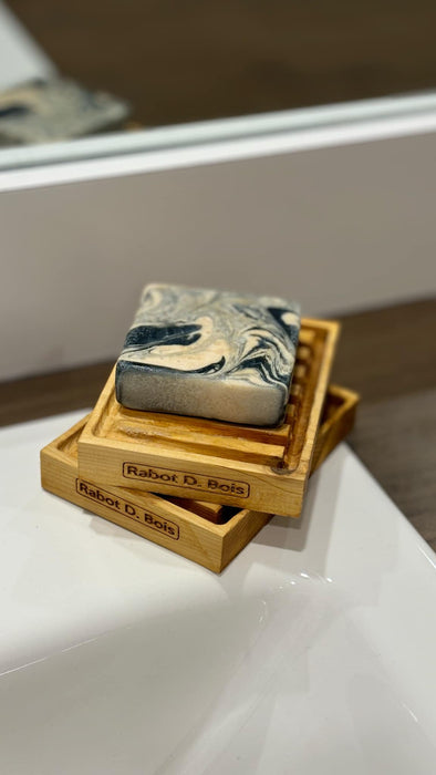 Porte-savon en bois le “D-Coulé"