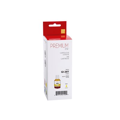 Canon GI-26 Compatible Jaune Premium Ink