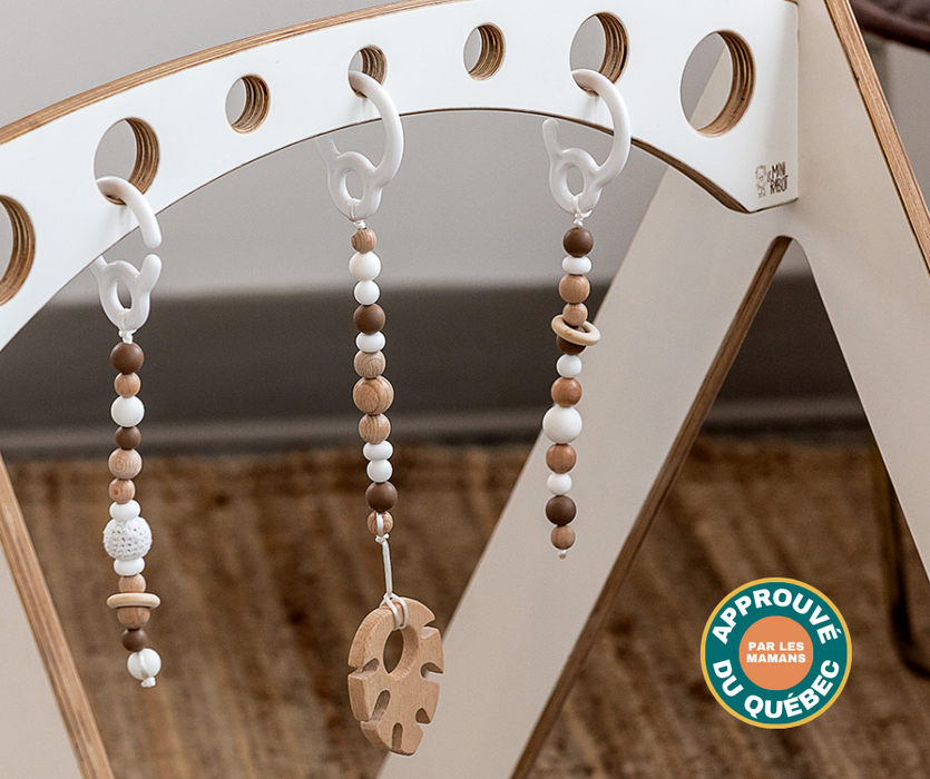 Gym en bois pour bébés - Le Mini Sportif