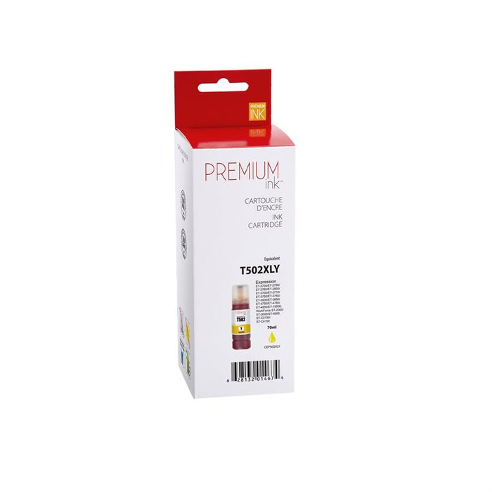 Epson T502XL420 Compatible Premium Ink Jaune