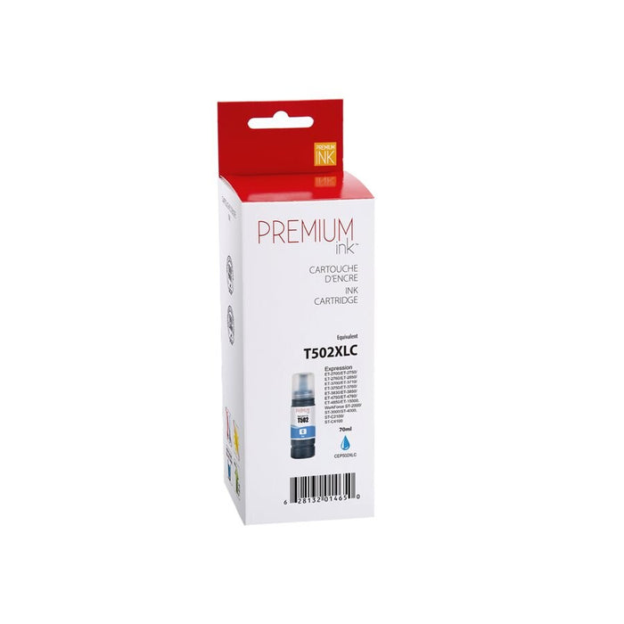 Epson T502XL220 Compatible Premium Ink Cyan