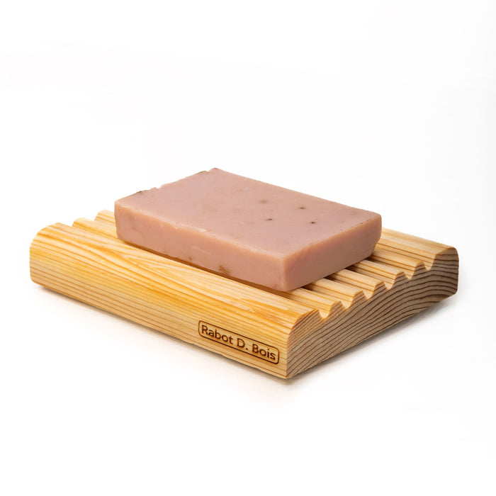 Porte-savon en bois le “D-Lavé”