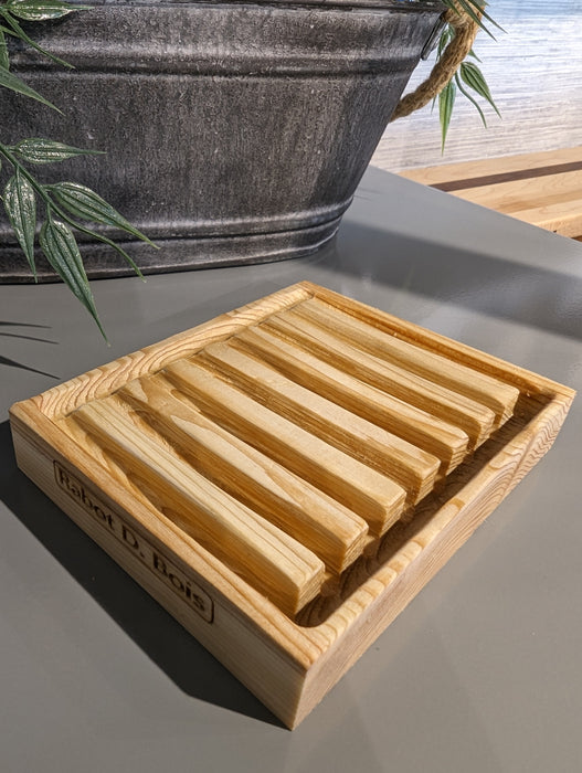 Porte-savon en bois le “D-Coulé"