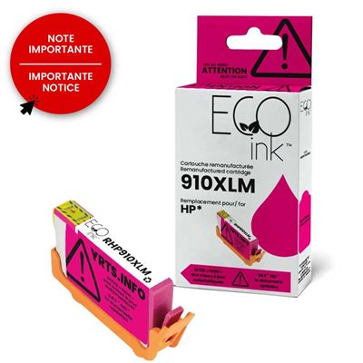 HP 910XL (3YL63AN) Reman Eco Ink Magenta