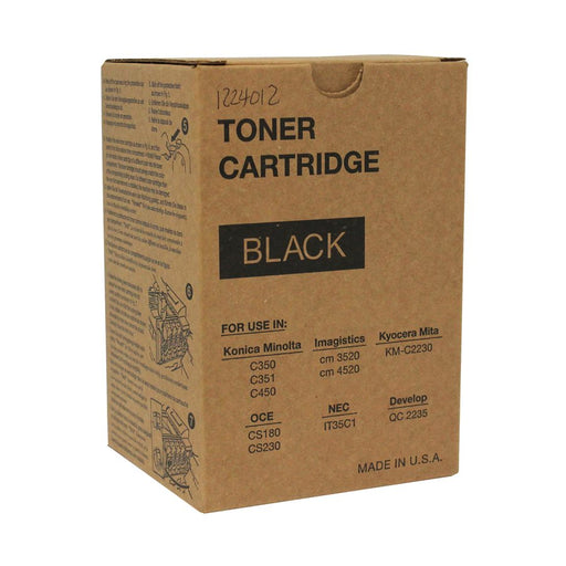 Konica Minolta C350/C351/C450 toner compatible noir - PrintInk Canada