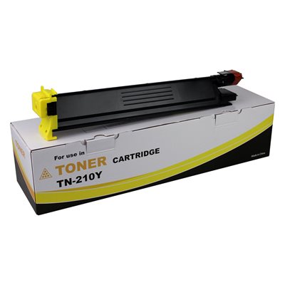 Toner W/Chip KM TN-210Y for Bizhub C250/252 12K - PrintInk Canada