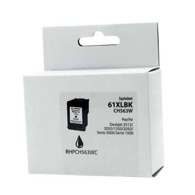 HP No. 61XL CH563WN Reman Noir Boite Neutre - PrintInk Canada