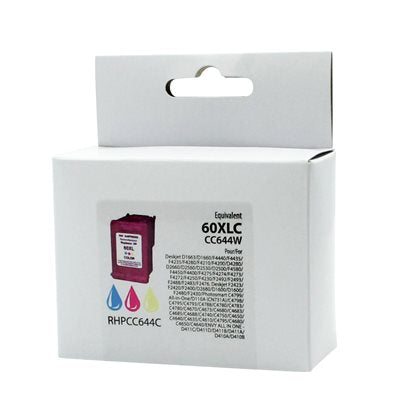 HP No. 60XL CC644  Reman Couleur Boite Neutre - PrintInk Canada
