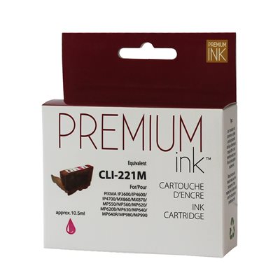 Canon CLI-221 Compatible Magenta Premium Ink - PrintInk Canada