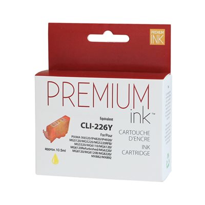 Canon CLI-226 Compatible Jaune Premium Ink - PrintInk Canada
