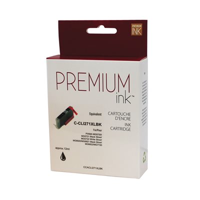 Canon CLI-271XL Noir compatible Premium Ink - PrintInk Canada