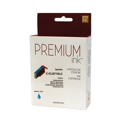 Canon CLI-271XL Cyan compatible Premium Ink - PrintInk Canada