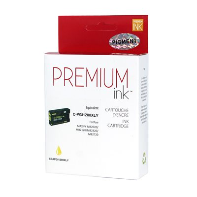 Canon PGI-1200XL Compatible Jaune Premium Ink Pigment - PrintInk Canada
