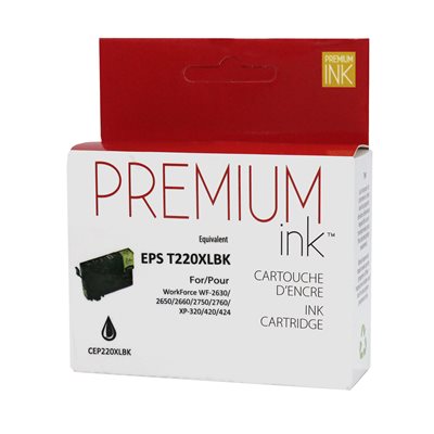 Epson T220XL120 - Compatible Noir - Premium Ink - PrintInk Canada