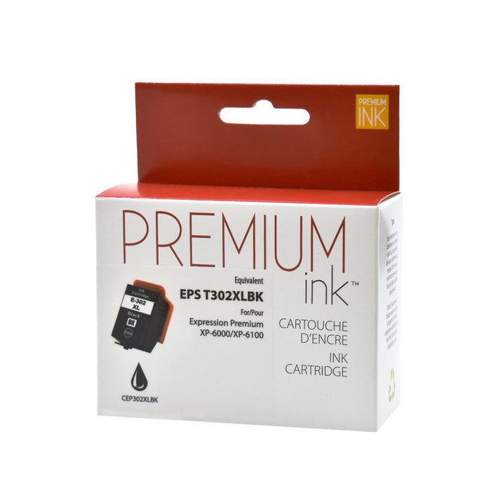 Epson T302XL020 Compatible Black Premium Ink