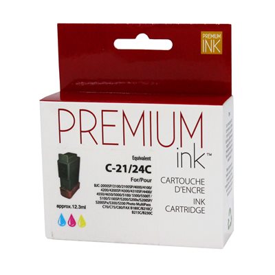 Canon BCI 21/24 Compatible Couleur Premium Ink - PrintInk Canada