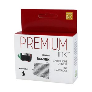 Canon BCI 3 Compatible Noir Premium Ink - PrintInk Canada
