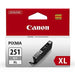 Canon jet d'encre OEM CLI251XL gris - PrintInk Canada