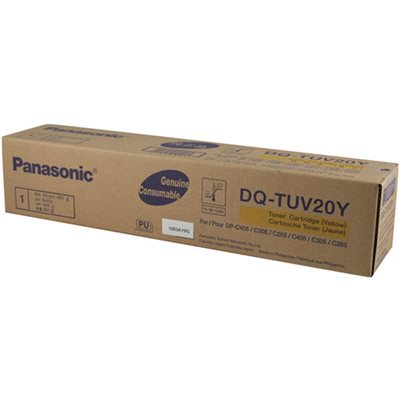 Panasonic DQ-TUV20Y DPC265/266/306 OEM Toner Jaune 20K - PrintInk Canada