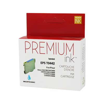 Epson T044220 Compatible Cyan Premium Ink - PrintInk Canada