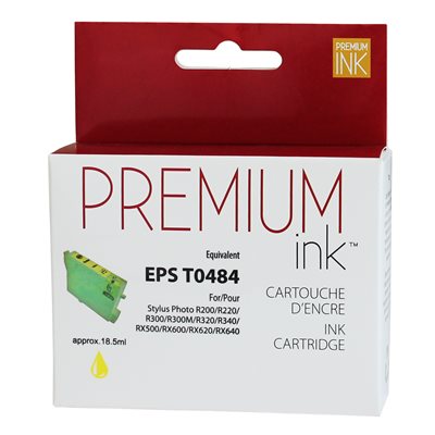 Epson T048420 R200/300 Compatible Jaune Premium Ink - PrintInk Canada