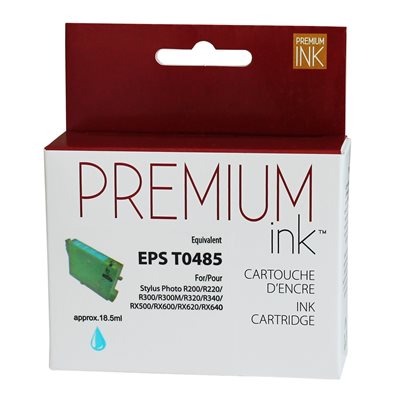 Epson T048520 R200/300 Compatible Lt Cyan Premium Ink - PrintInk Canada