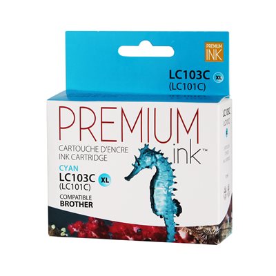 Brother LC103CS - Cyan Premium Ink Compatible - PrintInk Canada