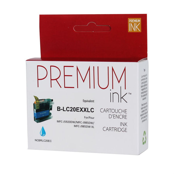 Brother LC20E Cyan Premium Ink - PrintInk Canada