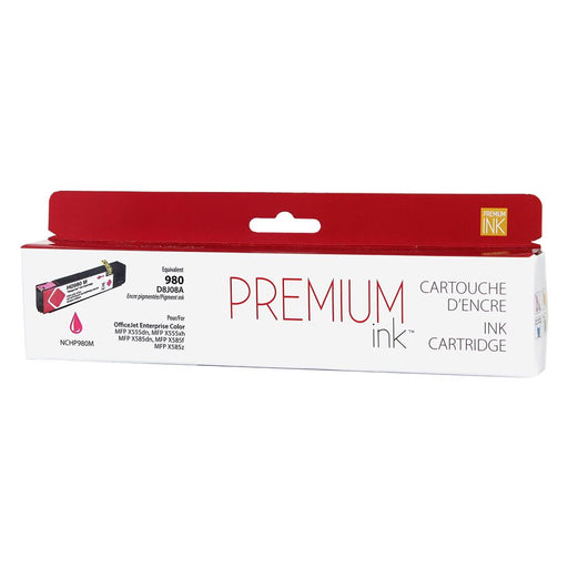 HP 980 - Magenta Premium Ink pigmentee 6.6K - PrintInk Canada