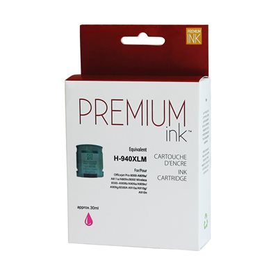 HP No. 940XL C4908A Reman Magenta Premium Ink - PrintInk Canada