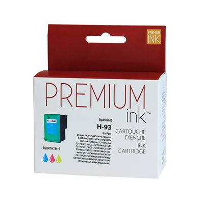HP No. 93 C9361W Reman Couleur Premium Ink - PrintInk Canada