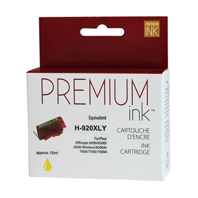 HP No. 920XL CD974A Compatible Jaune Premium Ink - PrintInk Canada