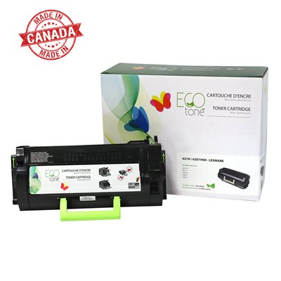 Lexmark MX71/MX81x 621H 62D1H00  Reman EcoTone 25K - PrintInk Canada